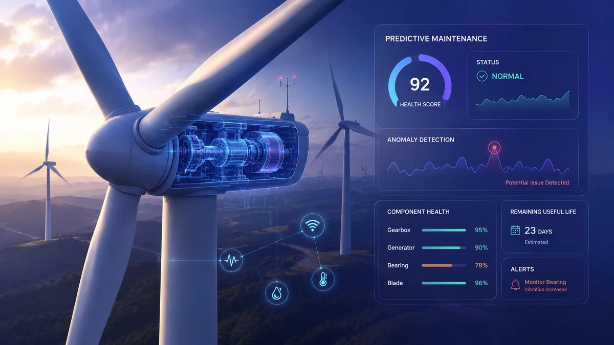 AI-enabled Predictive Maintenance Solution for Monitoring Wind Turbines