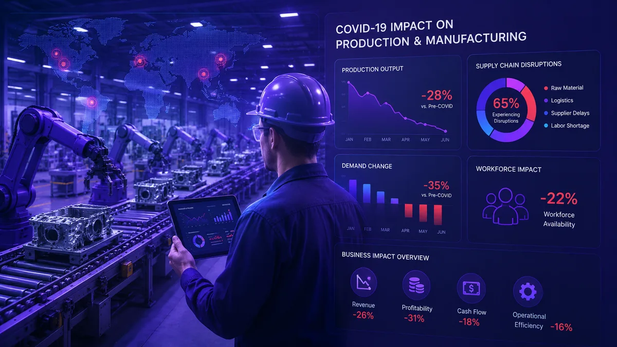 Business Impacts of Covid-19 on Production & Manufacturing